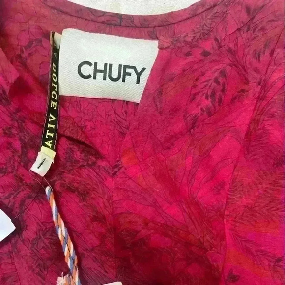 Chufys Luiza Printed Cotton Silk Blend Blouse NWT - Picture 4 of 6